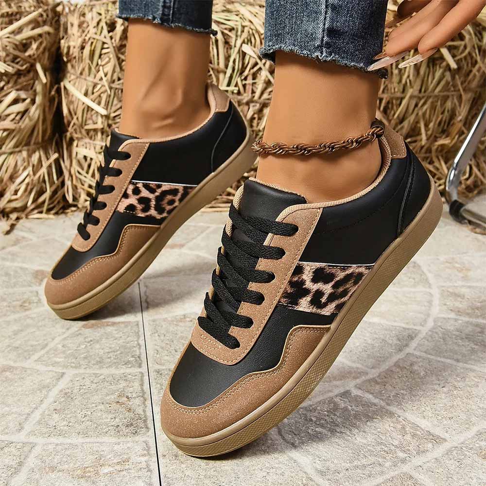 Women's leopard sneakers