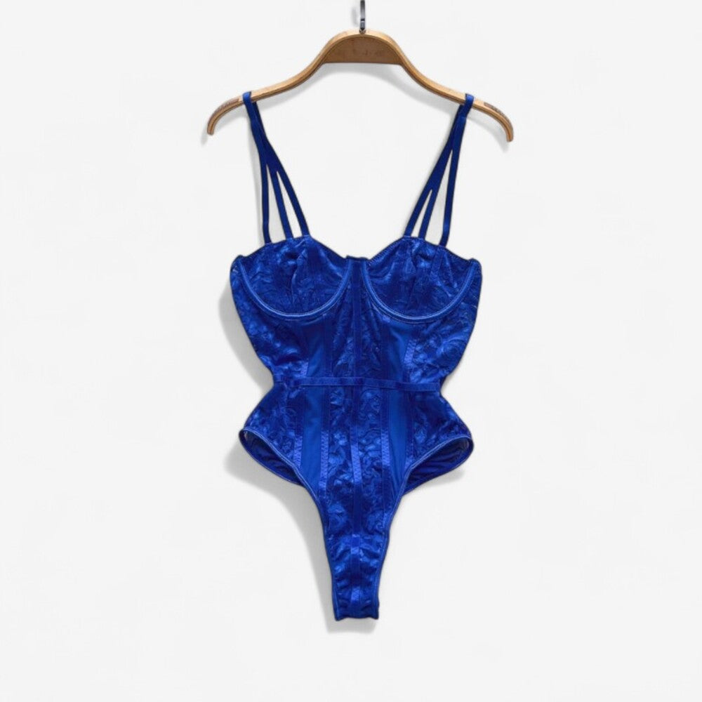 Body bleu femme