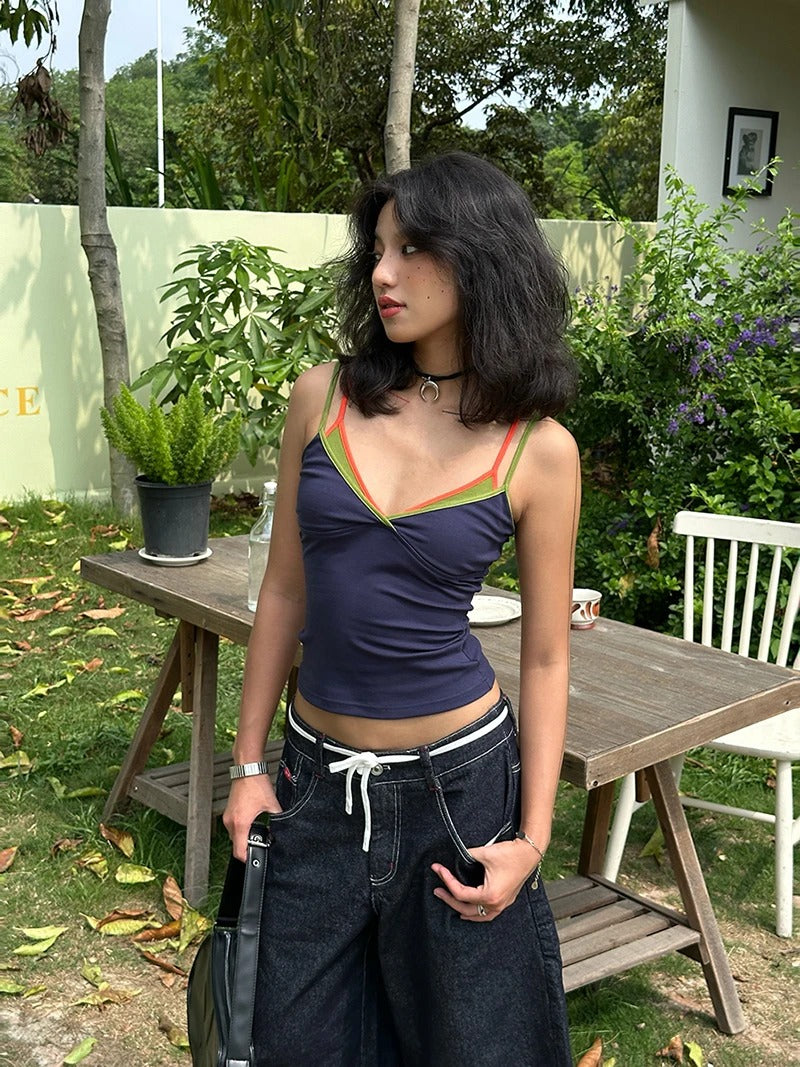 Body femme bleu marine