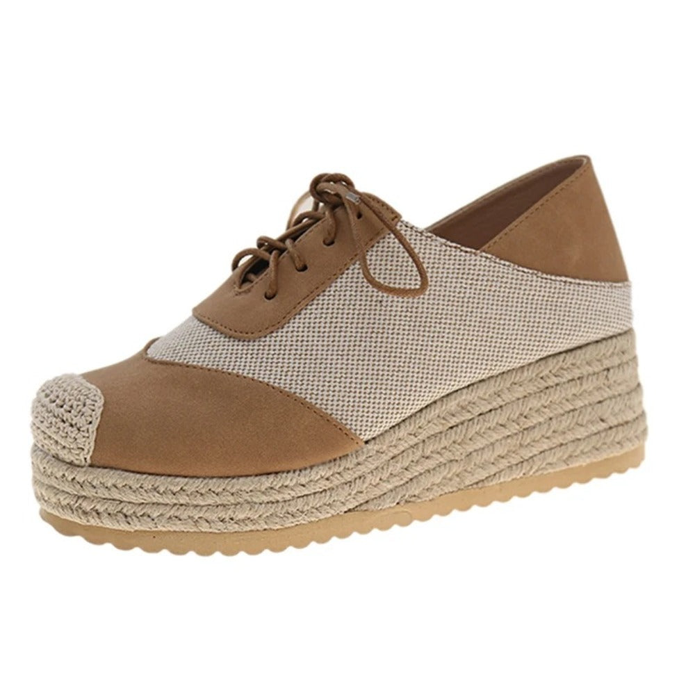 Basket espadrille femme