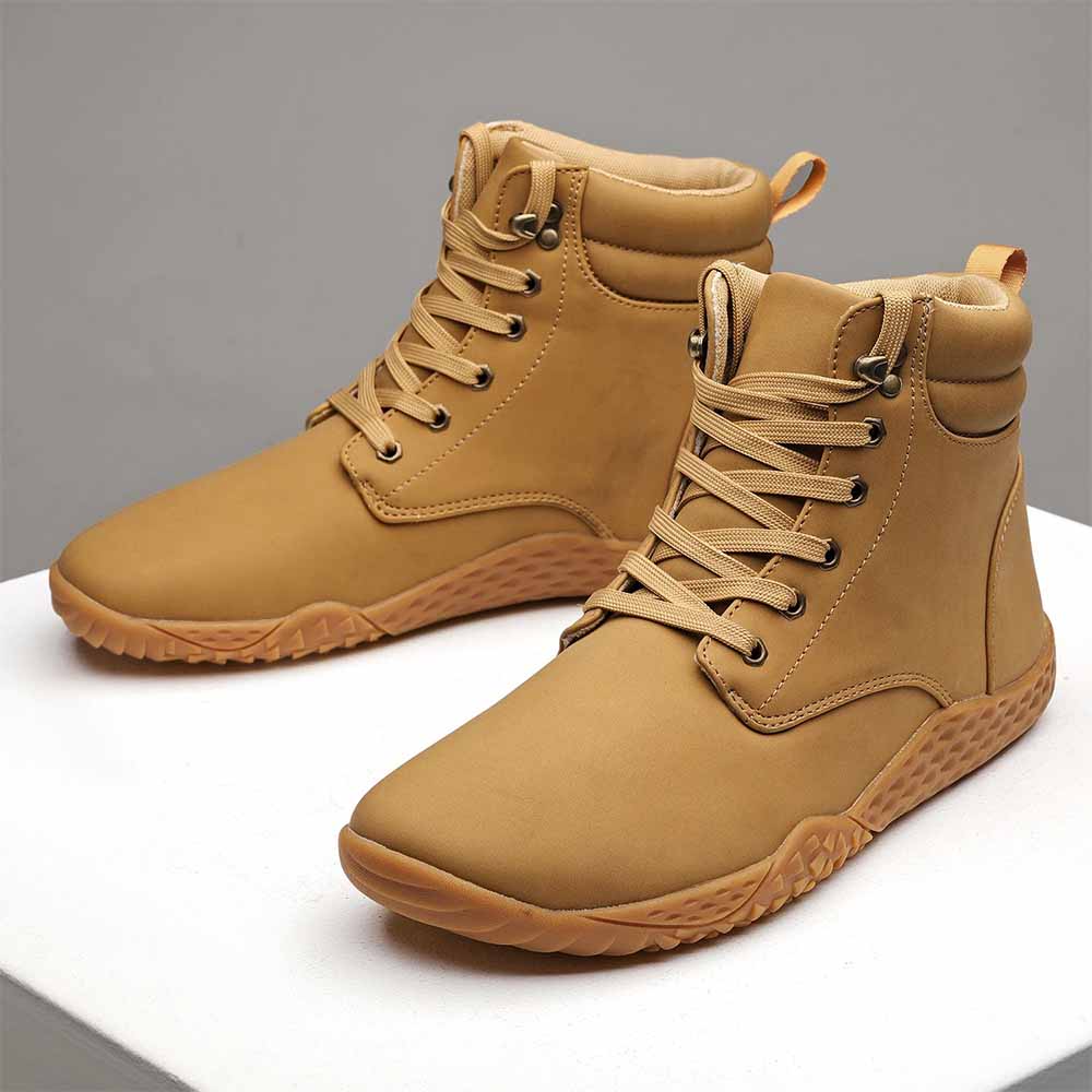 Basket montante marron homme
