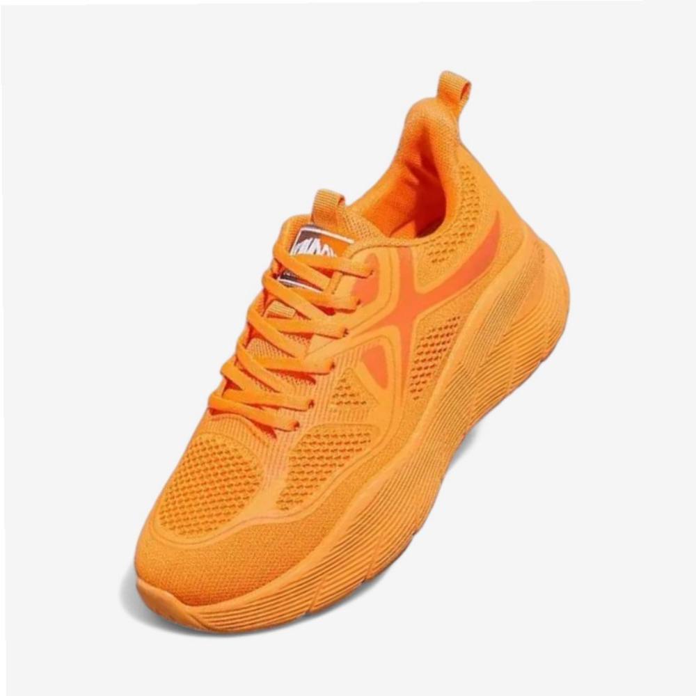 Orange women's sneakers