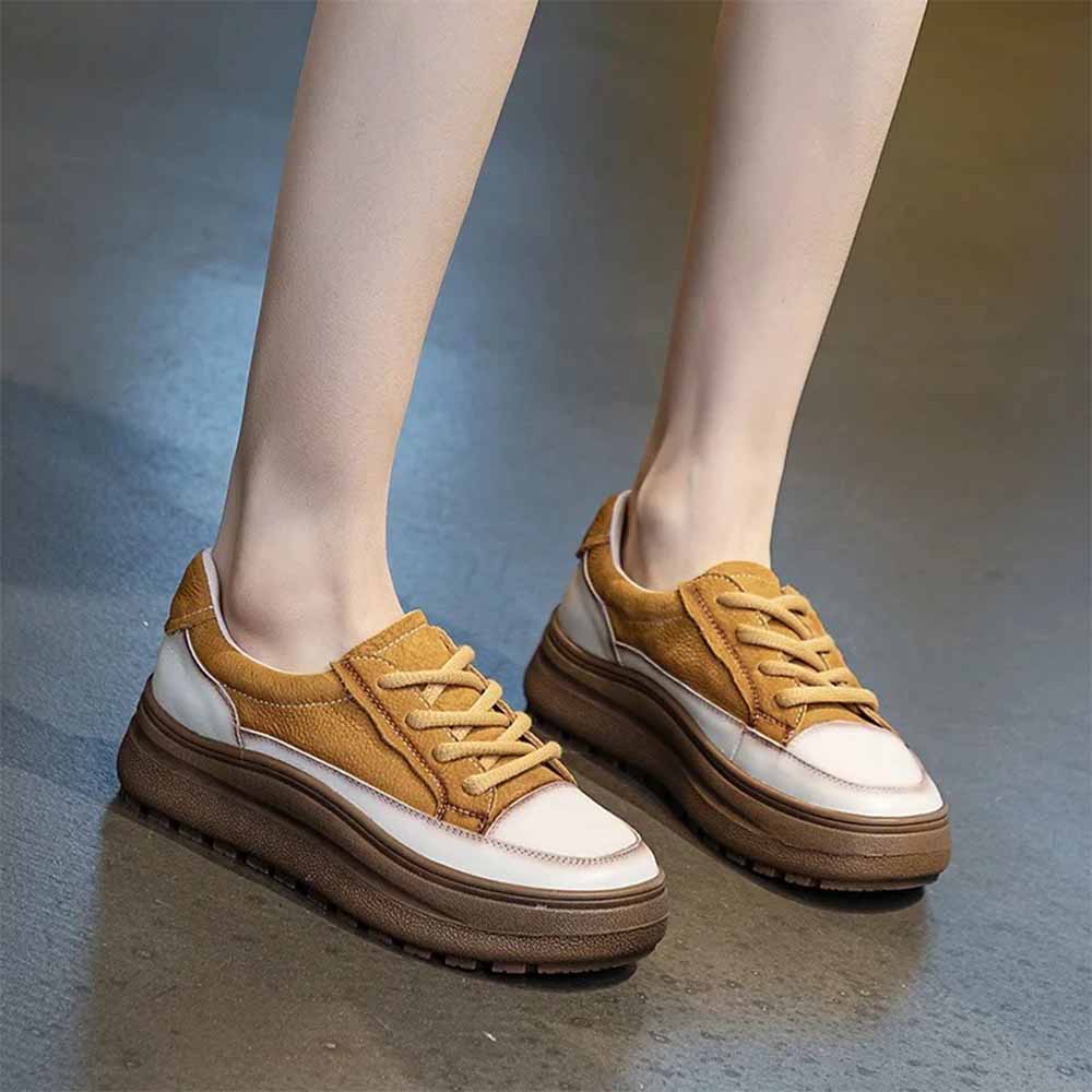 Brown sneakers for women