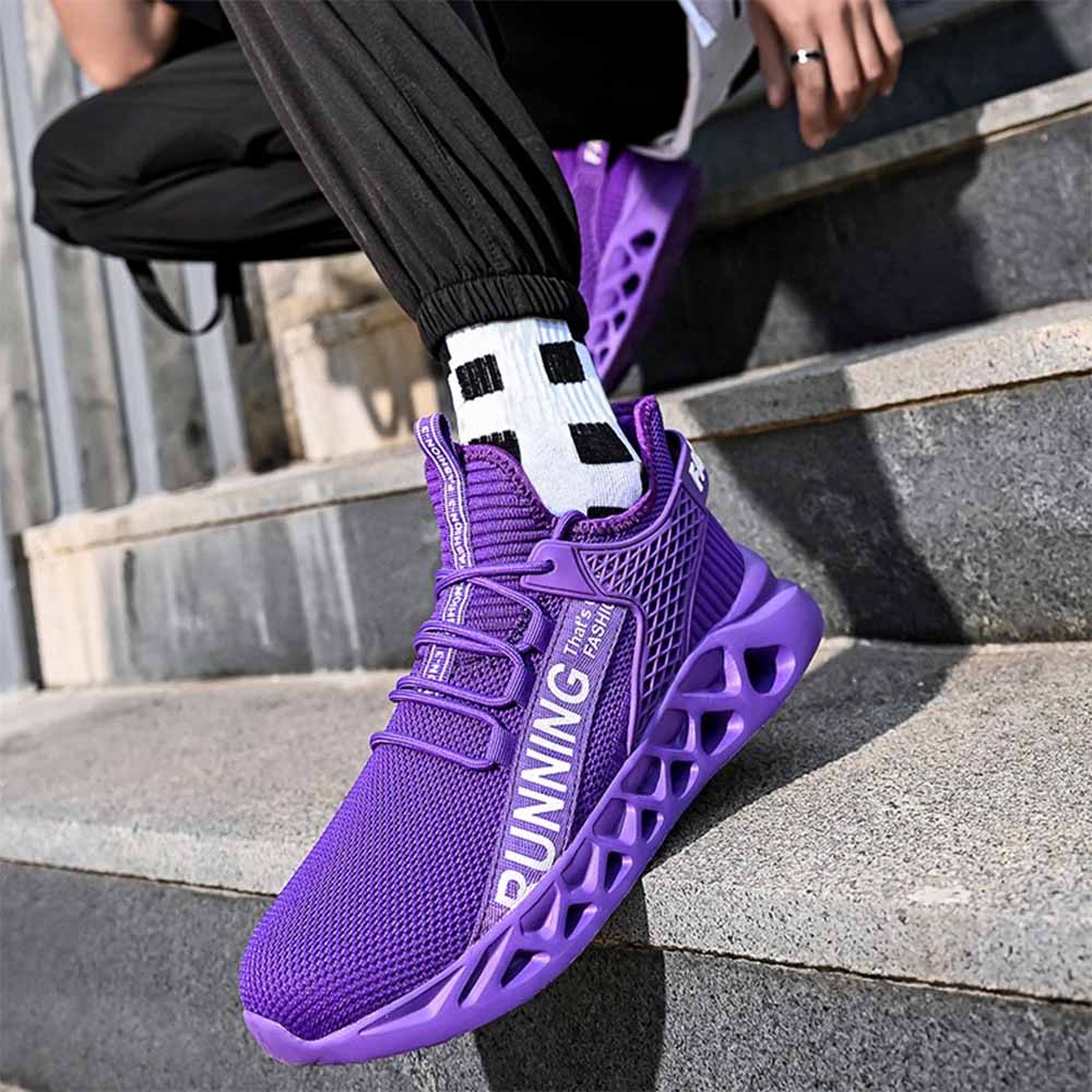 Basket violette homme
