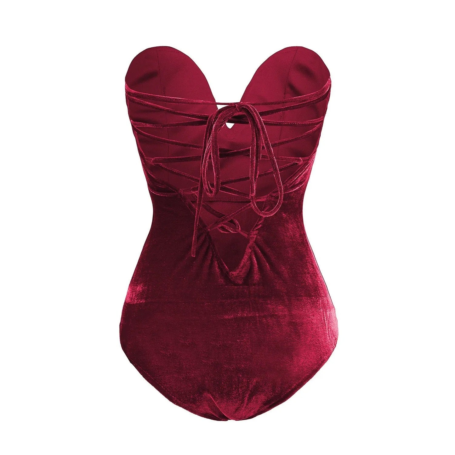 Body velours femme
