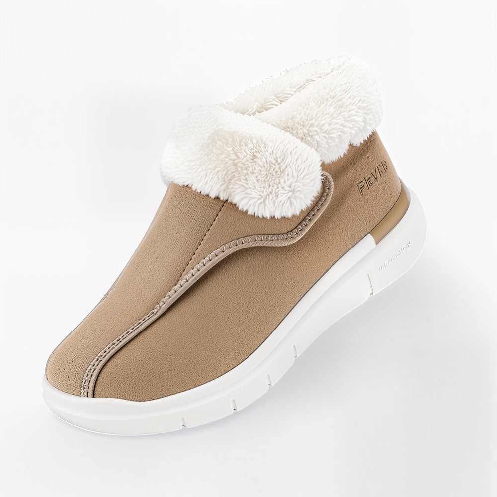 Bottines orthopédiques pour femme avec intérieur en moumoute