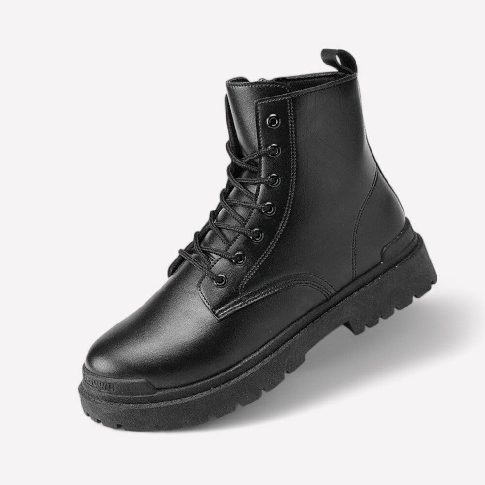 Bottine homme noire style luxe