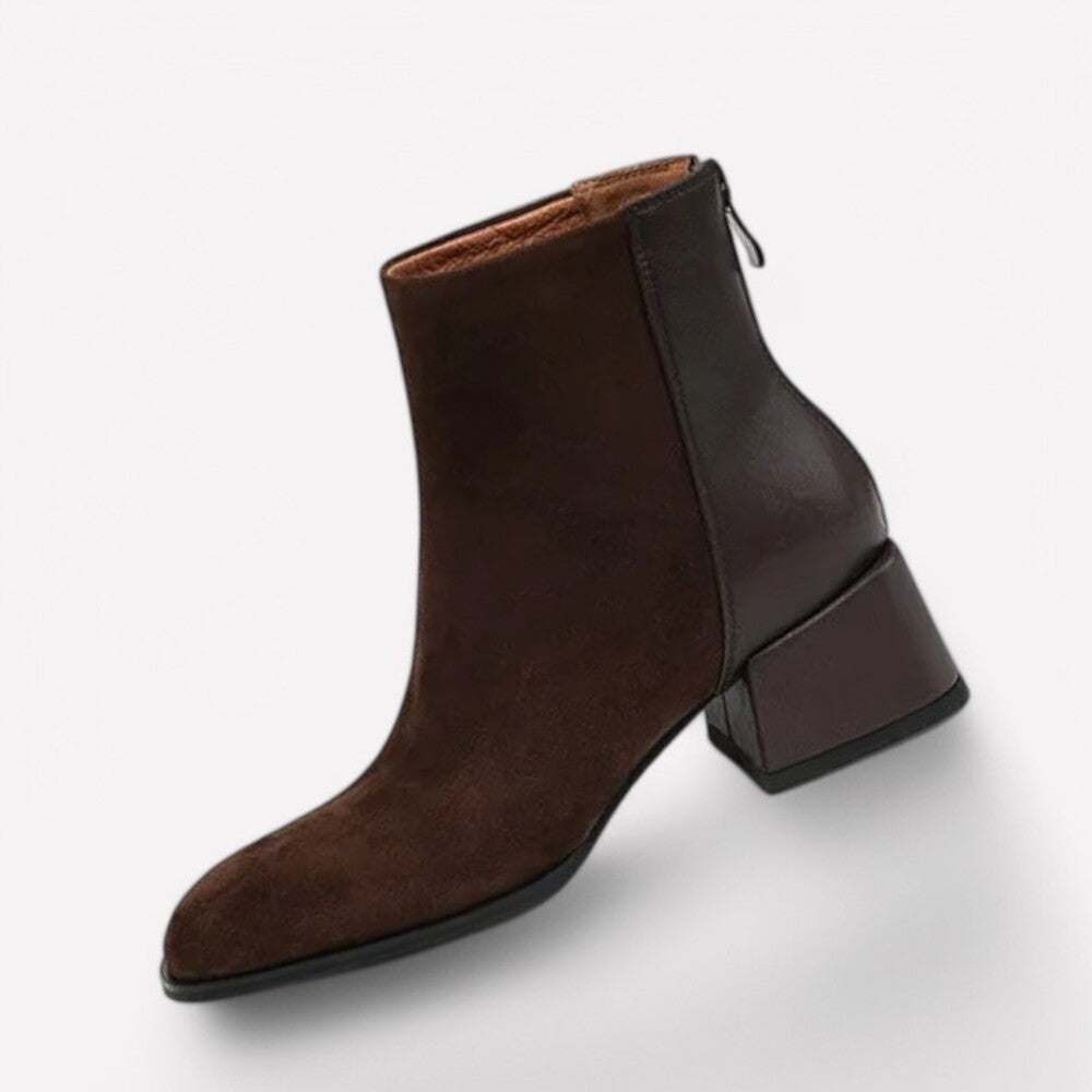 Women's low heel ankle boots