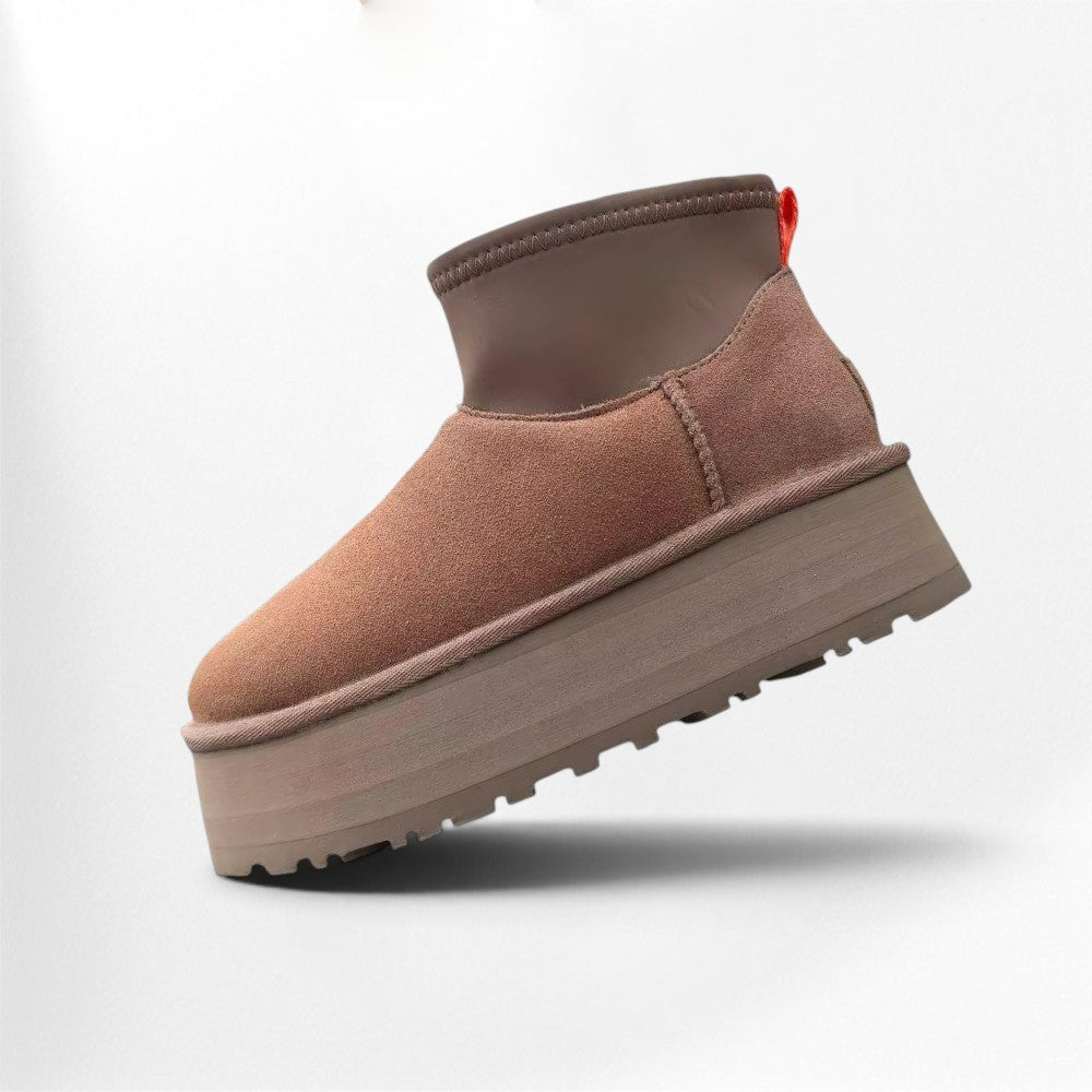 Bottines Fourrées Femme – Semelle Épaisse & Confort Hiver