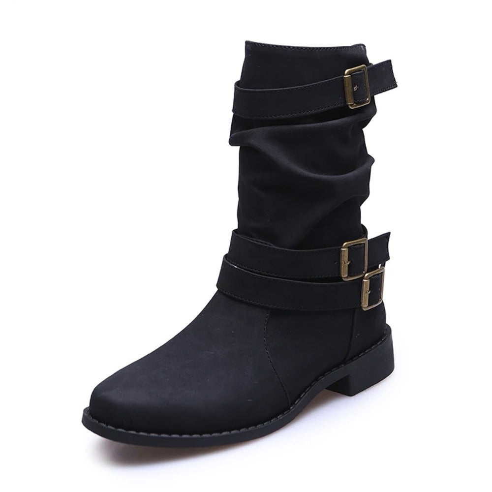 Bottines a boucles femme