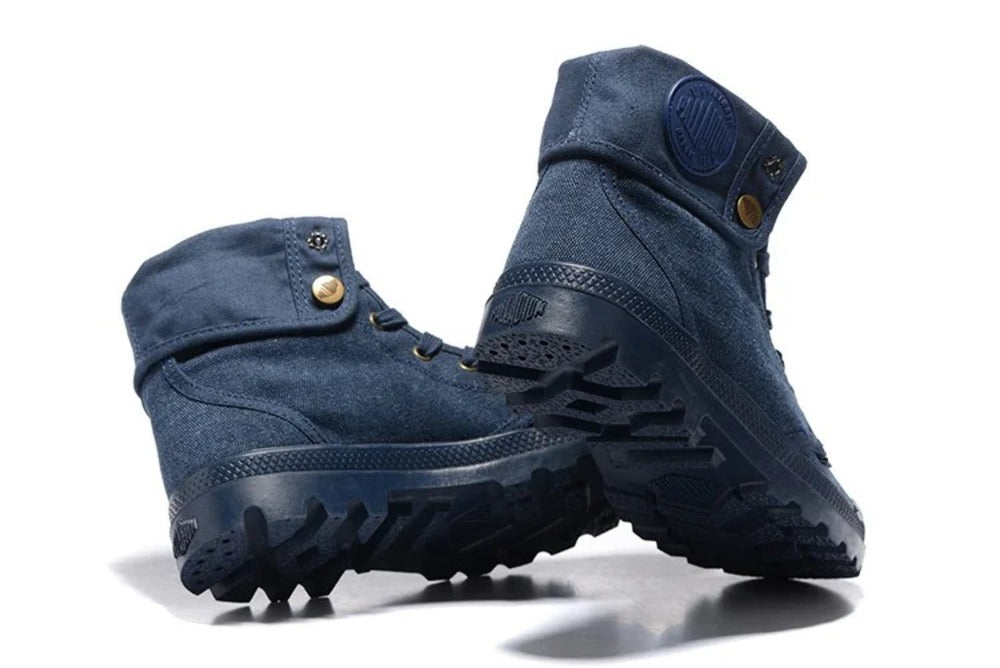 Bottines homme bleu marine