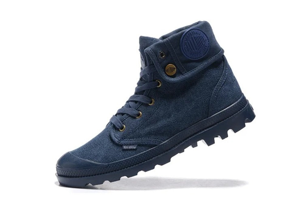 Bottines homme bleu marine
