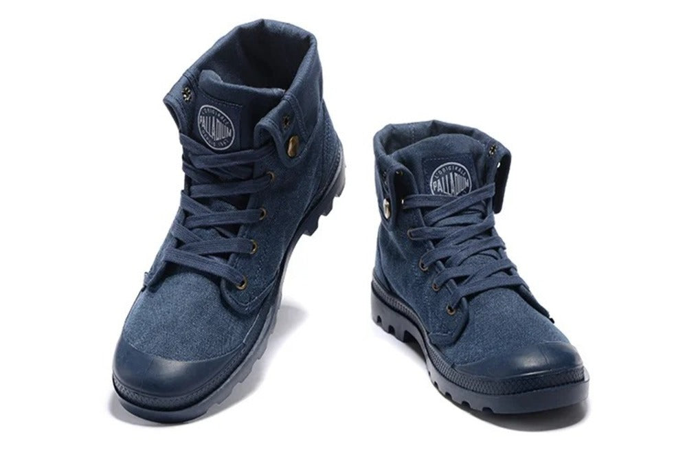 Bottines homme bleu marine