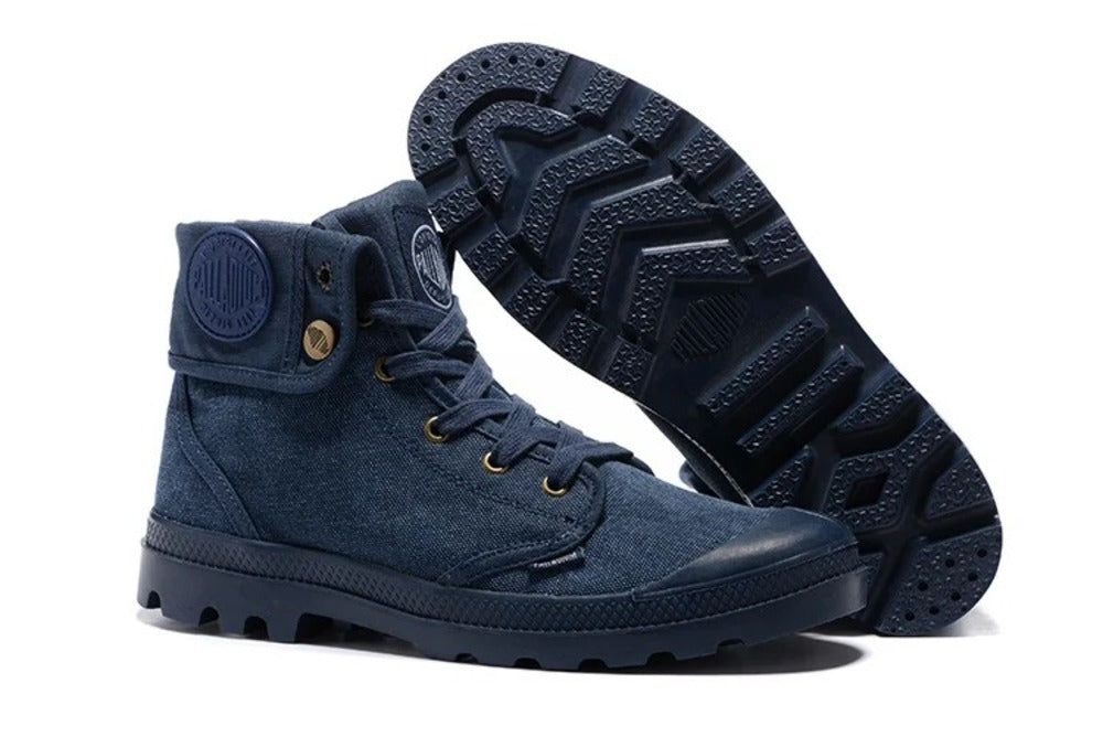 Bottines homme bleu marine