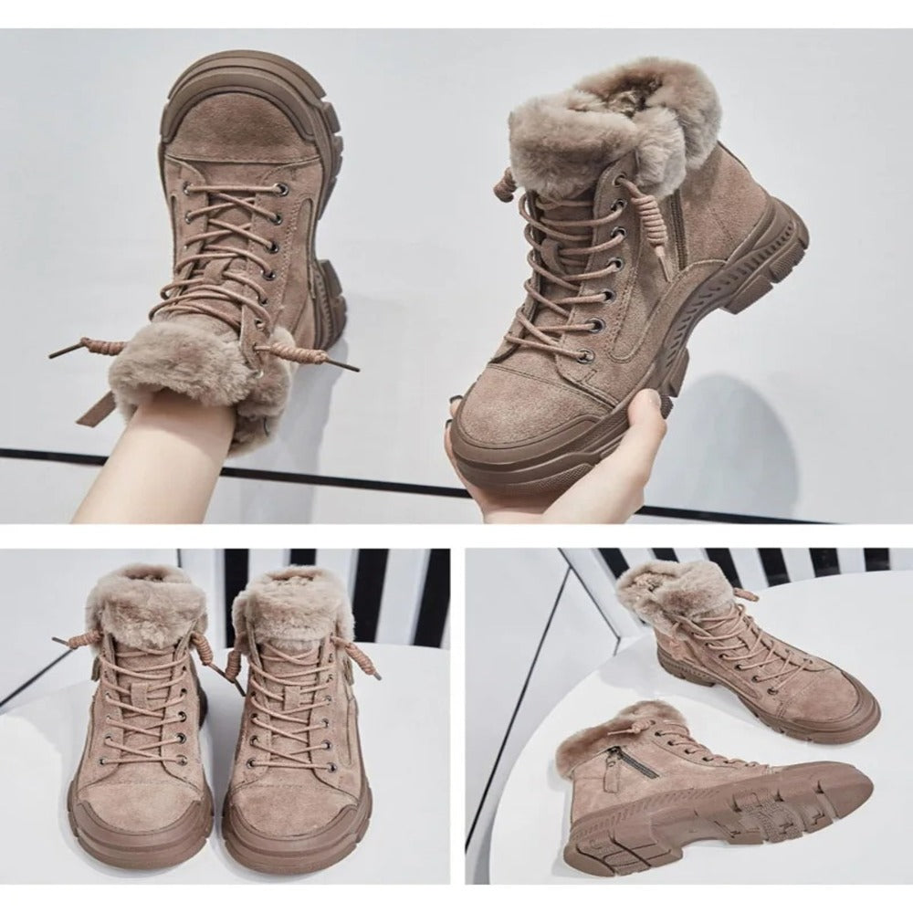 Bottines cuir souple