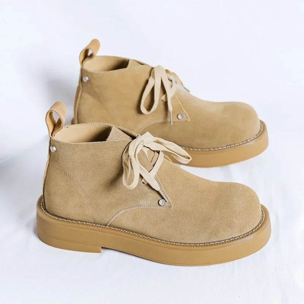 Bottines en nubuck pour homme