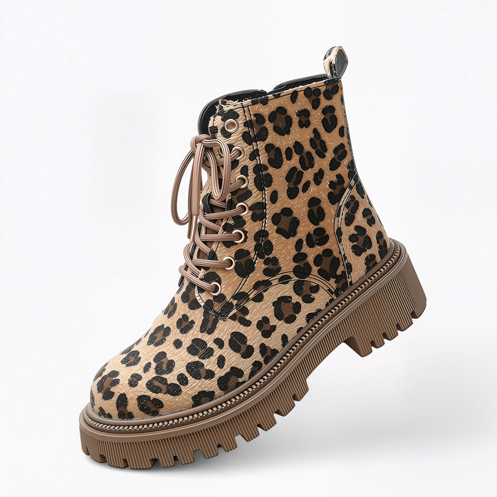 Bottines léopard