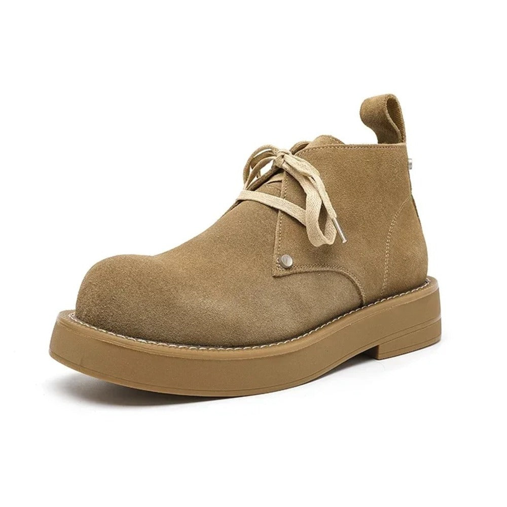 Bottines en nubuck pour homme