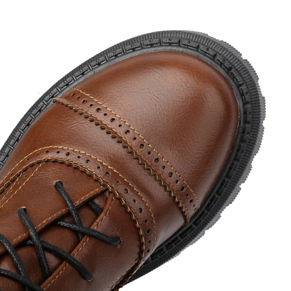 Bottines rouge bordeaux