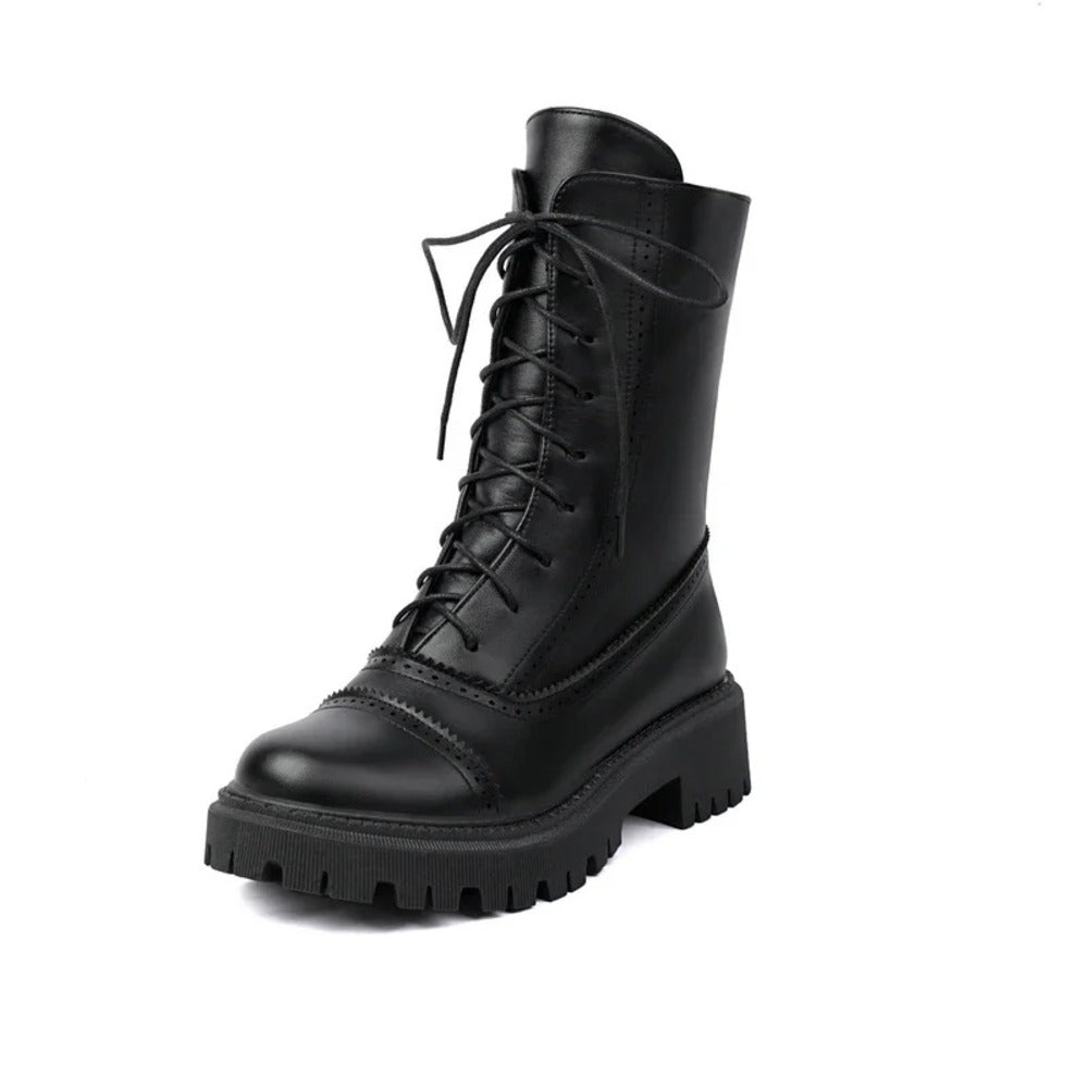 Bottines rouge bordeaux