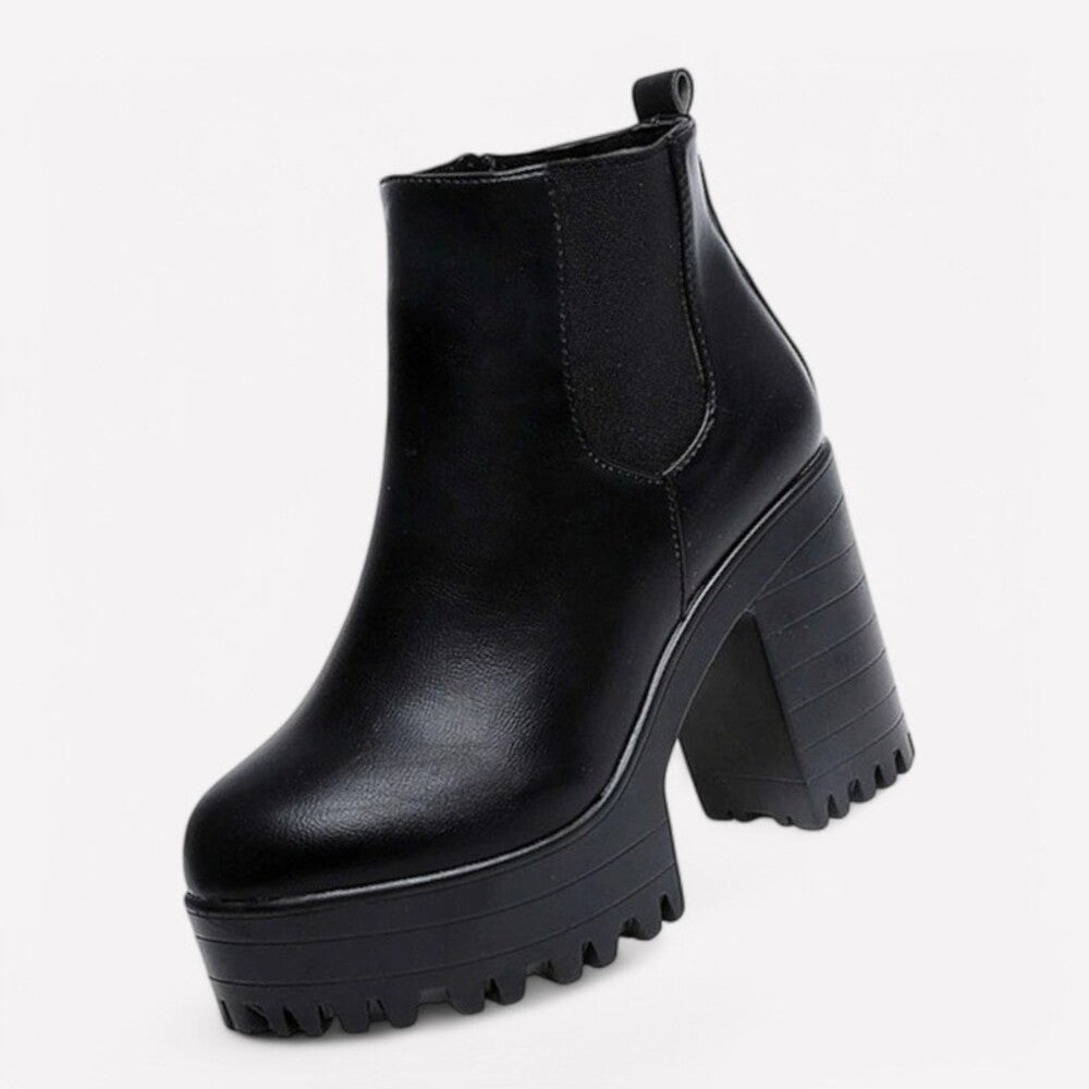 Bottine semelle epaisse femme