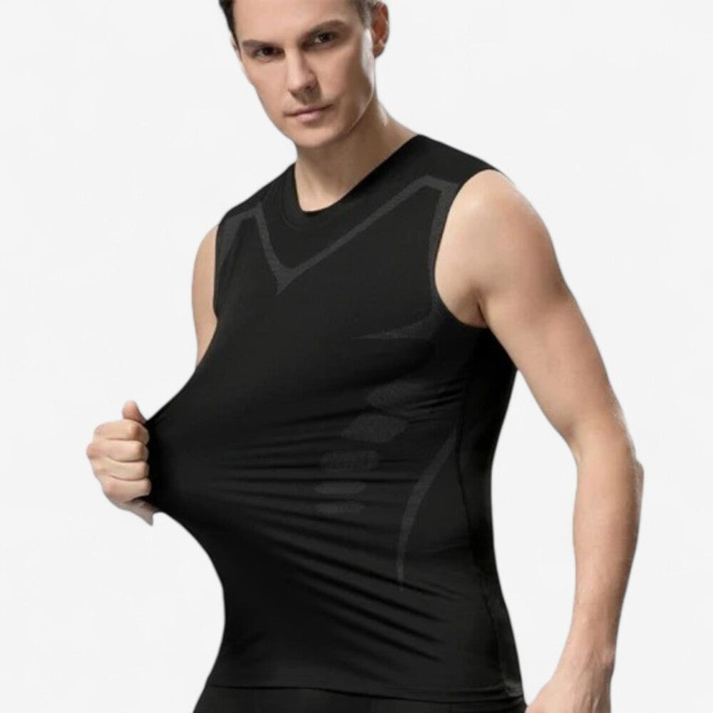 Men's plus size compression tank top