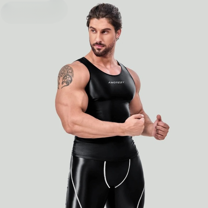 Men's compression tank top
