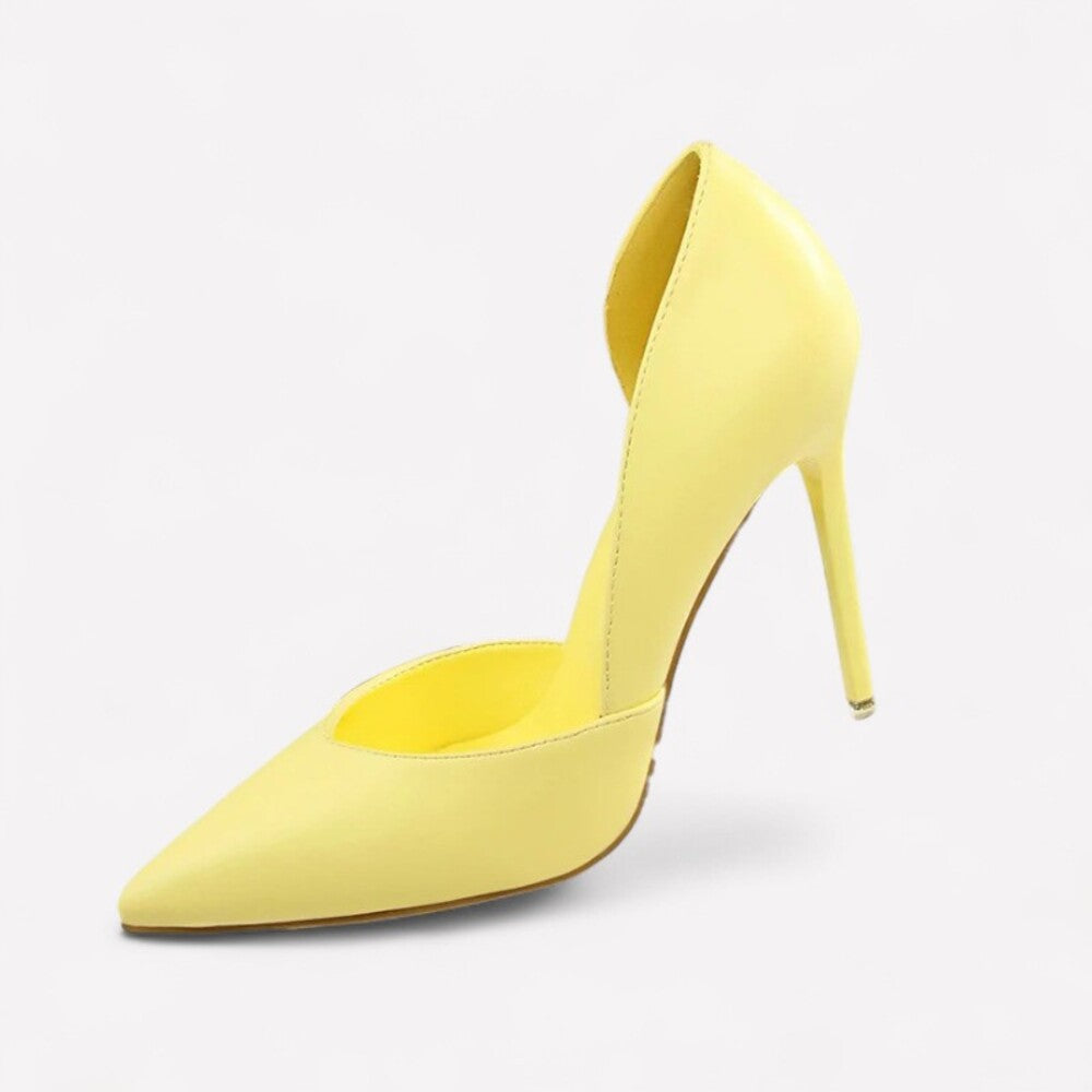 Women's yellow pumps