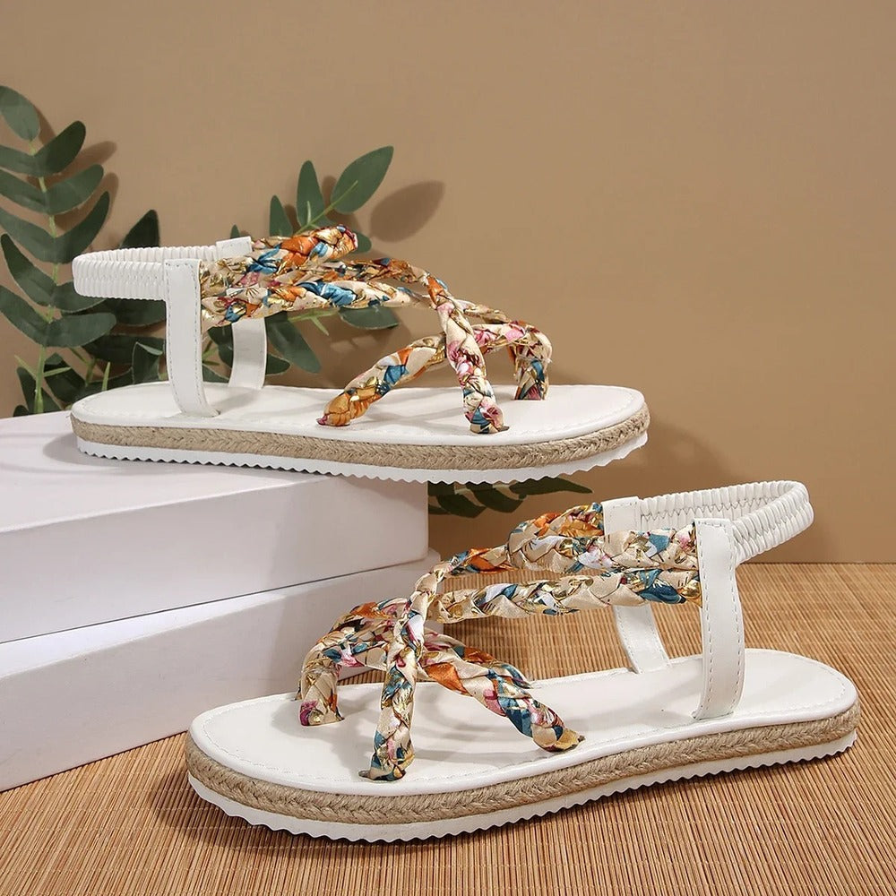 Women's espadrilles with elastic