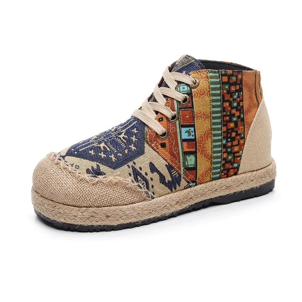 Women's lace-up espadrilles