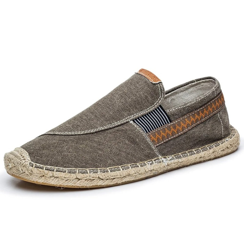 Men's navy blue espadrilles