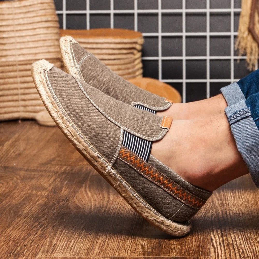 Espadrille bleu marine homme