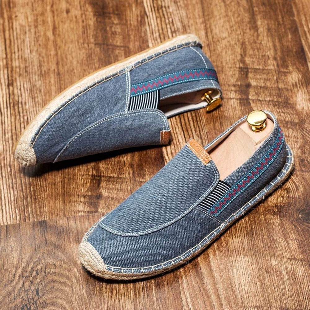 Espadrille bleu marine homme