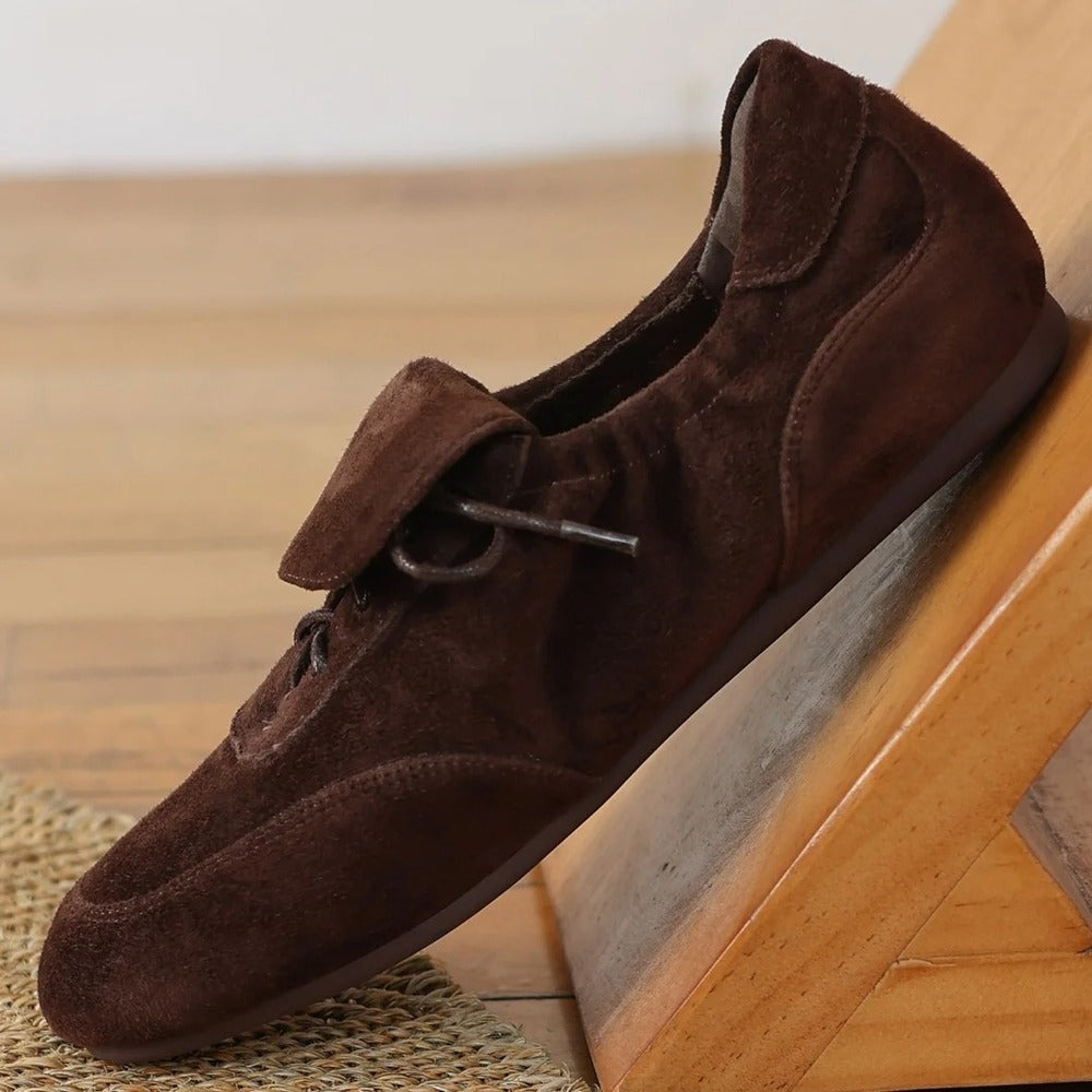 Women's leather espadrilles