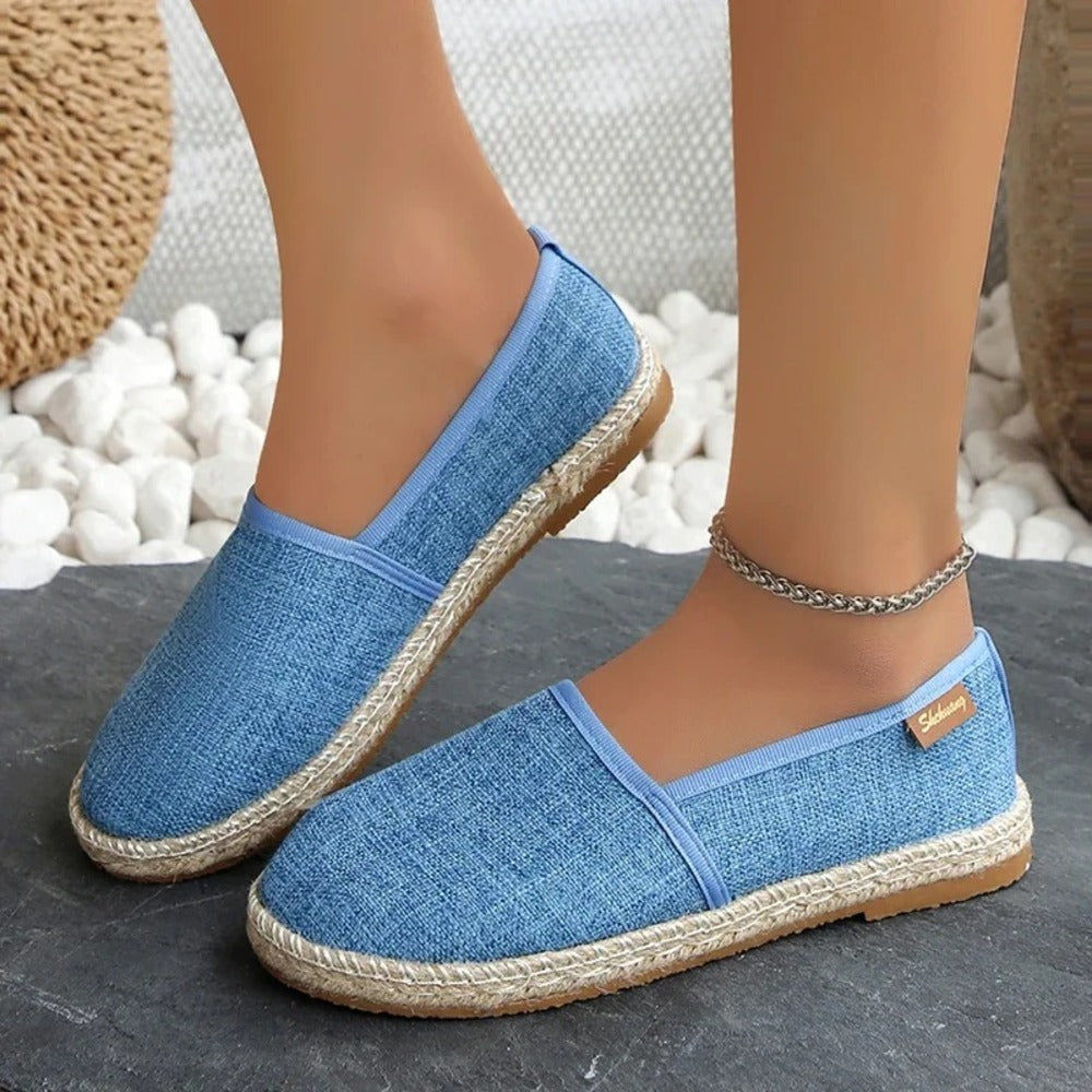 Espadrille en toile femme
