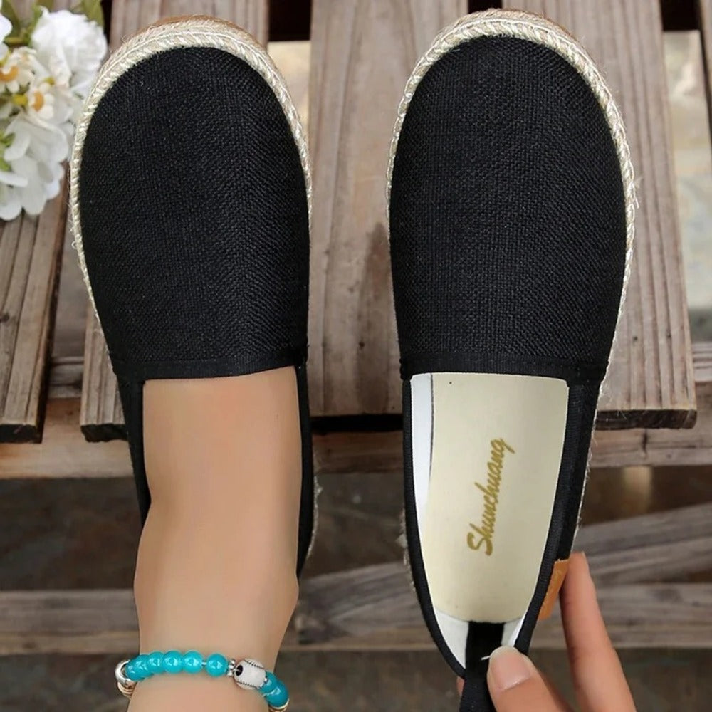 Espadrille en toile femme
