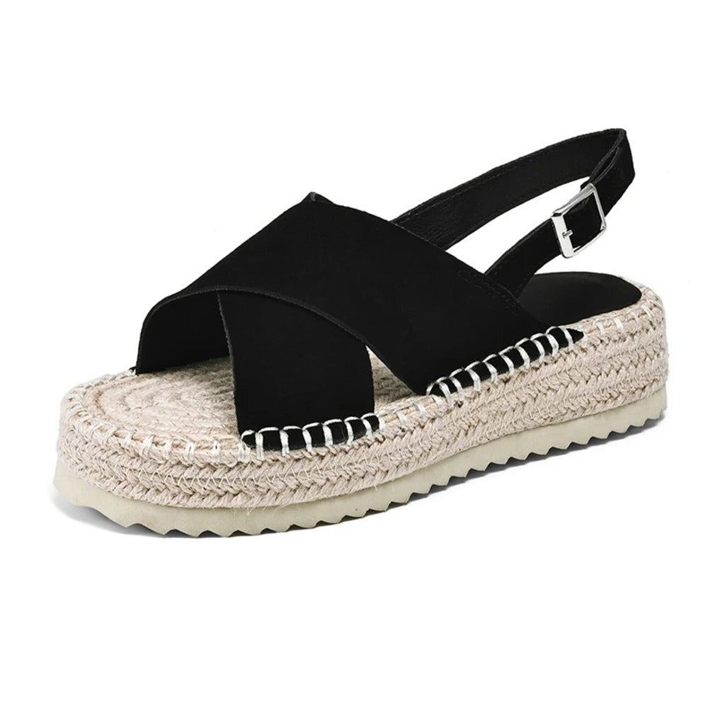 Women's khaki espadrilles