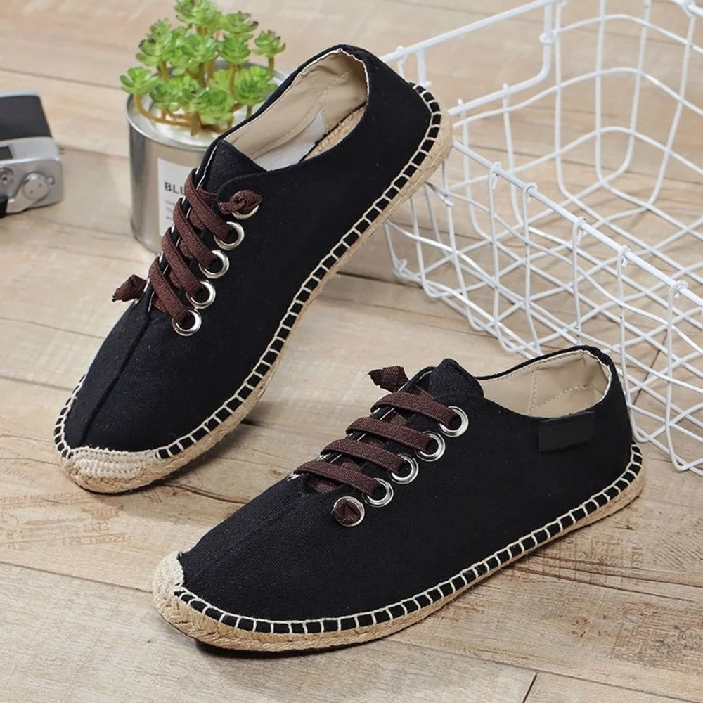 Espadrille homme à lacets