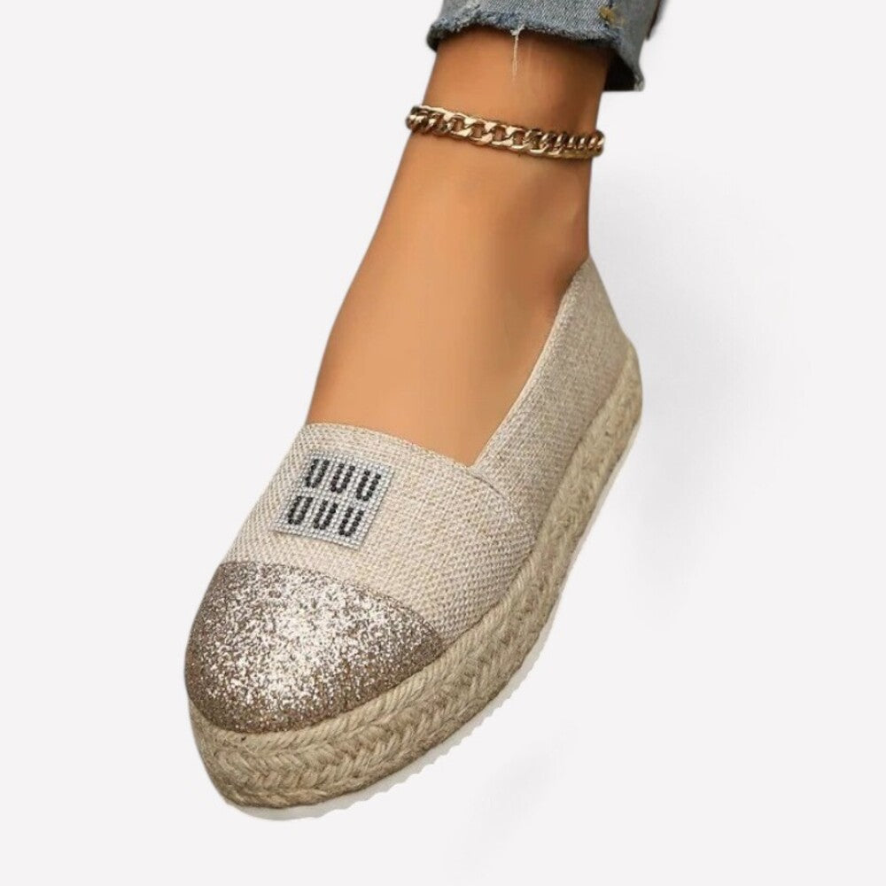 Espadrille femme style luxe