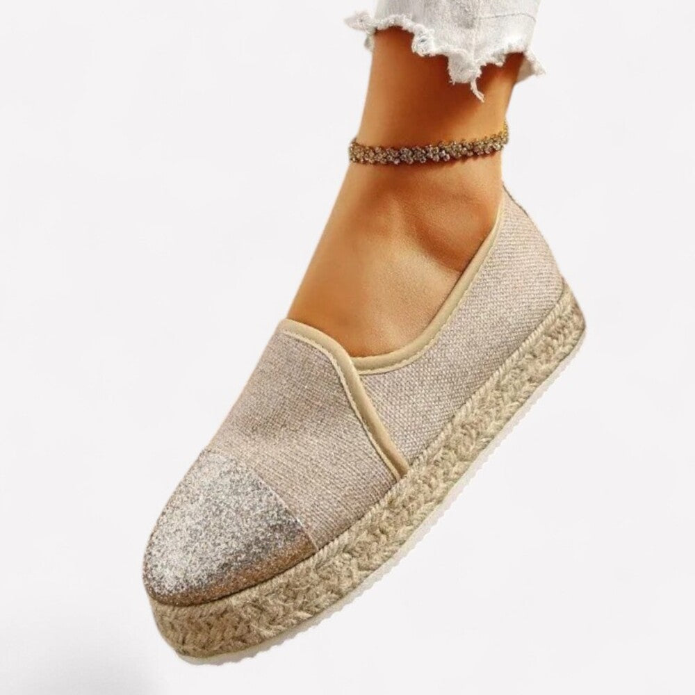 Women's sequin espadrilles