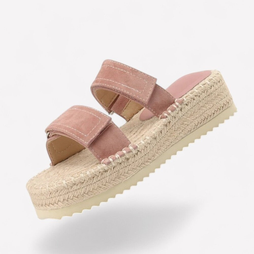 Espadrille femme rose