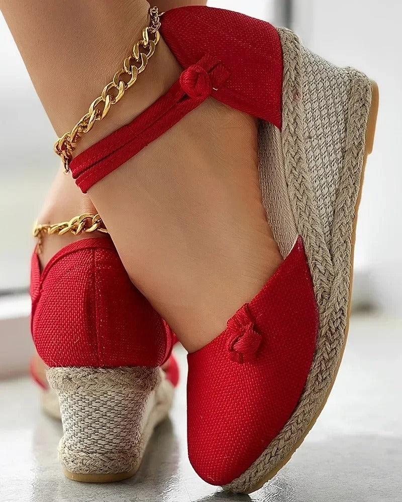 Espadrilles compensées femme