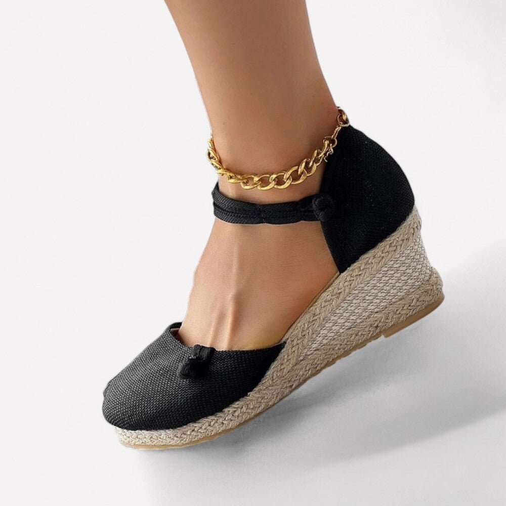 Espadrilles compensées femme