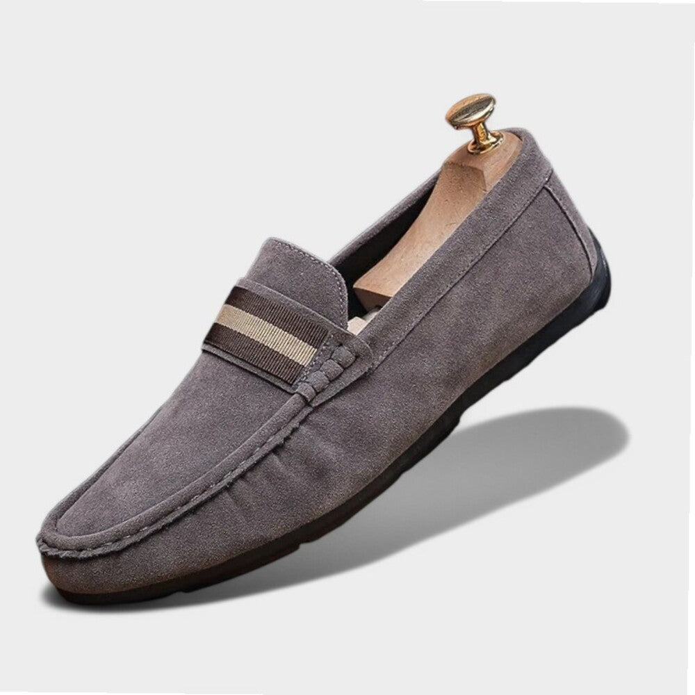 Mocassin homme gris