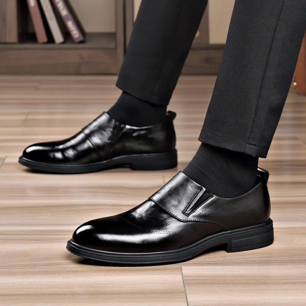 Mocassins hommes en cuir
