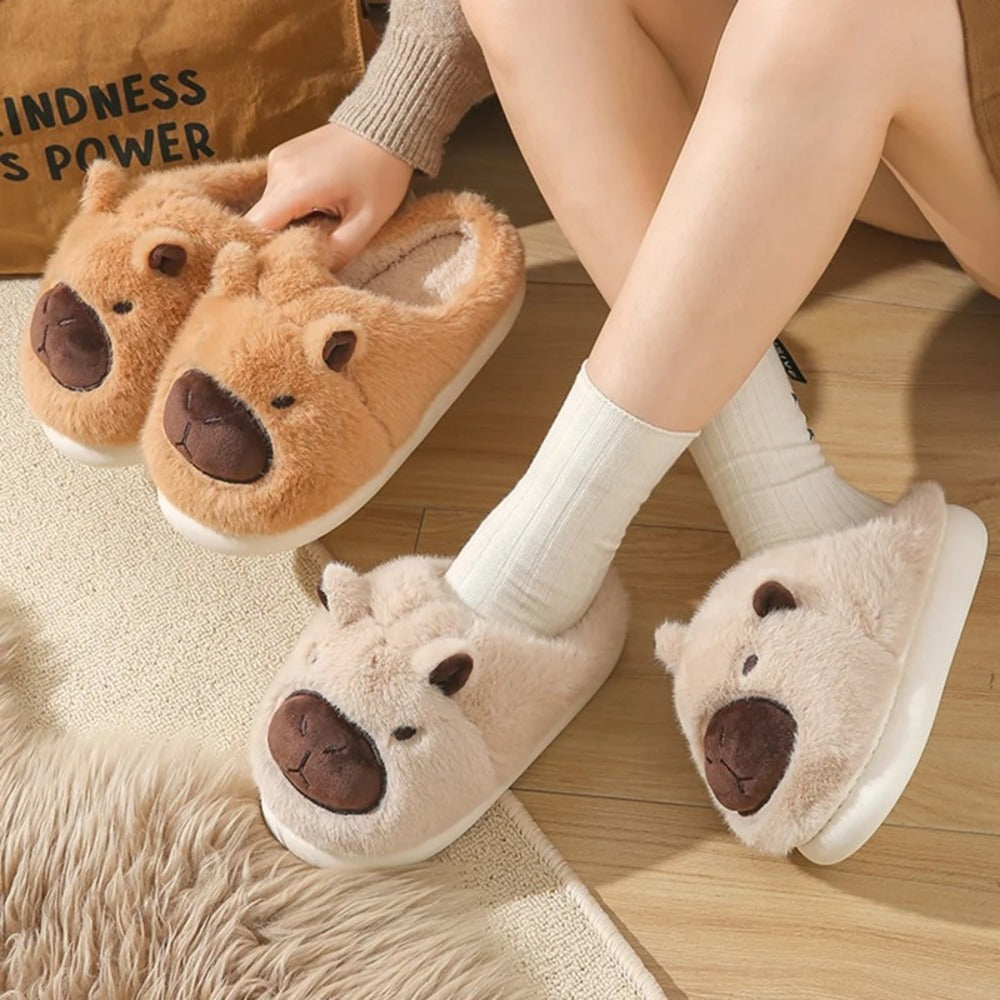 Pantoufle animaux adulte