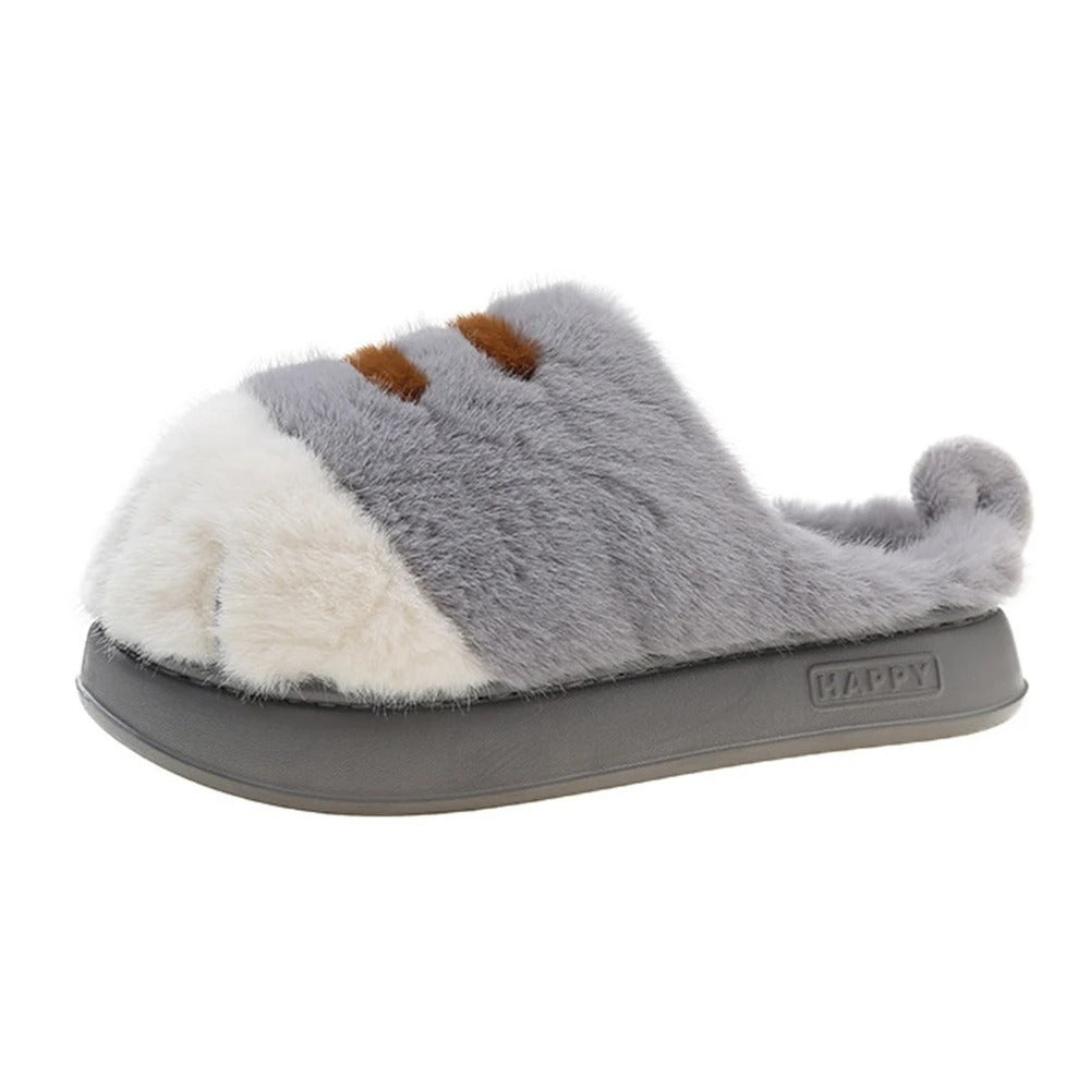 Women's cat slippers