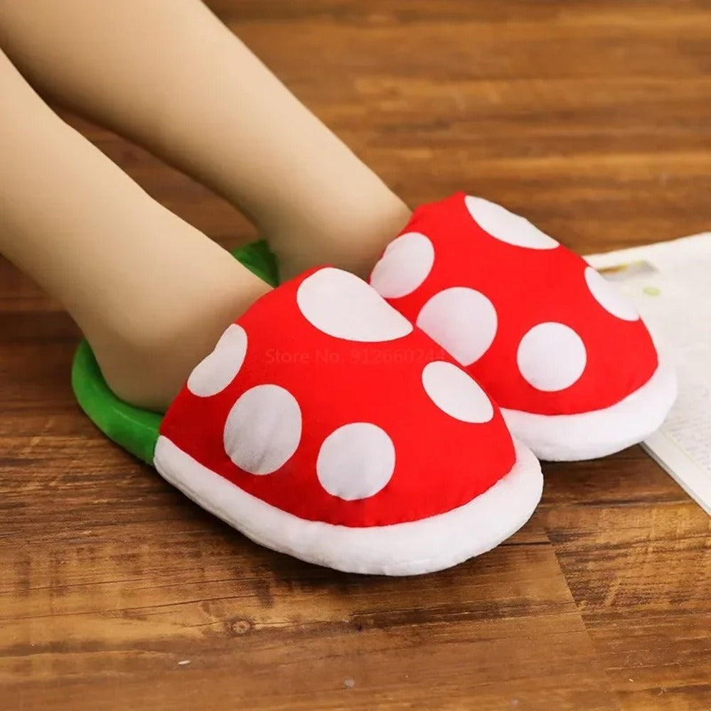 Pantoufle mario plante