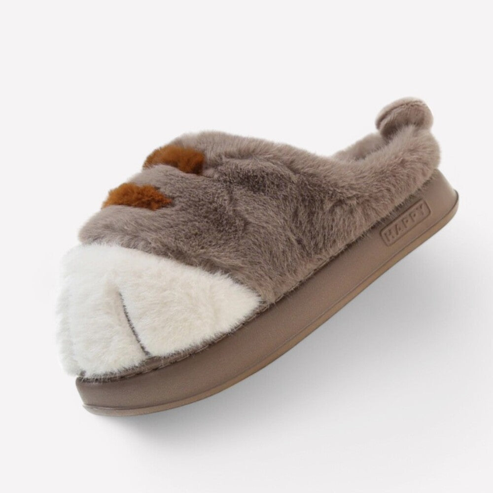 Women's cat slippers