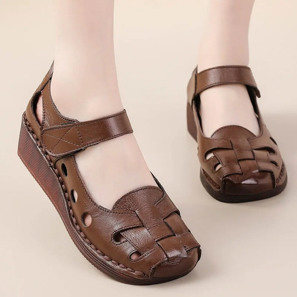 Sandales marrons femmes